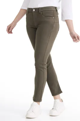 Produktbild von Stooker Women MILANO DENIM THERMO Damen 5-Pocket-Jeans Magic Shape Fit 38 (Länge 30) green night