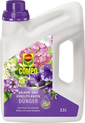 Produktbild von COMPO Balkon- & Kübelpflanzendünger 2,5 Liter