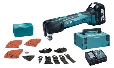 Image de Outils multifonctions oscillant MAKITA DTM51RTJX2 - 18V LXT + 2 batteries 5,0 Ah et chargeur
