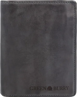 Produktbild von Greenburry Vintage Washed Geldbörse Leder 10 cm