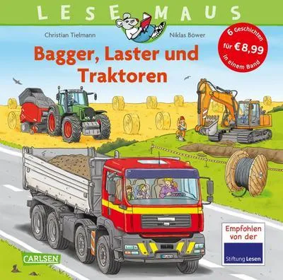 Produktbild von LESEMAUS Sonderbände: Bagger, Laster und Traktoren  - Alles über Fahrzeuge