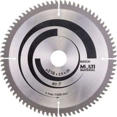 Produktbild von Kreissägeblatt AD 216mm Z.80 HLTCG Bohr.30mm Schnitt-B.2,5mm HM BOSCH