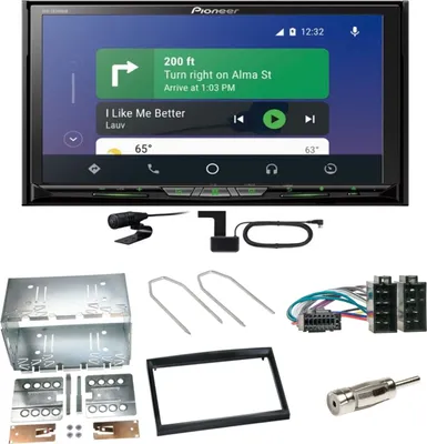 Produktbild von Pioneer AVH-Z9200DAB Android Auto Carplay Einbauset für Peugeot 307 Citroen C2 C3