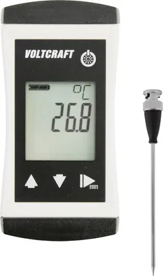 Obrázok produktu pre VOLTCRAFT PTM 100 + TPT-207 Zariadenie na meranie teploty -200 - 450 °C Senzor typu Pt1000 IP65