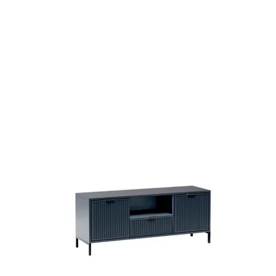 Produktbild von LS-3 TV Schrank, Fernsehkommode, Lowboard, 135 cm breit, Indygo
