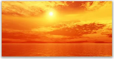Produktbild von Tulup Leinwand-Bilder 140x70 Wandbild Canvas Kunstdruck Sonne Meer Landschaft