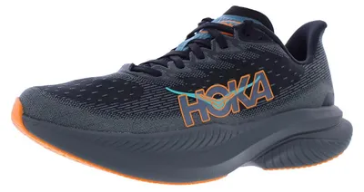 Produktbild von HOKA Mach 6 Herren Laufschuh Schwarz/Electric Tangerine 40 D