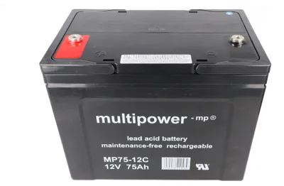 Produktbild von Multipower MP75-12C Akku Blei PB 12Volt 75Ah