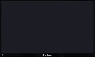 Obrázok produktu pre Verbatim 32238, 39,6 cm (15.6"), 3840 x 2160 px, 4K Ultra HD, LCD, 6 ms, Čierna