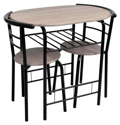 Produktbild von Bartisch mit Barhockern Set für Küche und Stehtisch