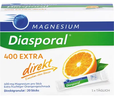 Obrázok produktu pre Magnézium-Diasporal 400 extra direct direct granule tyčinky, 20 ks. Vrecúško