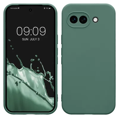 Produktbild von kwmobile Handyhülle für Google Pixel 10a Hülle - weiches Handy Silikon Case - Schutzhülle Cover - Tannengrün