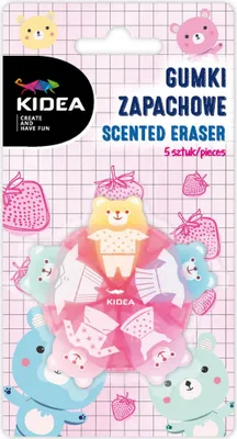 Zdjęcie produktu dla Kidea Gumki do Mazania Zapachowe 5 sztuk