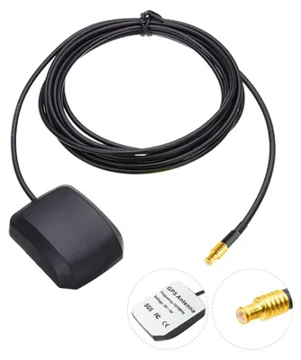 GPS-Antenne 1575.42 MHz MCX Stecker, 3 m Kabel, Magnetfuß