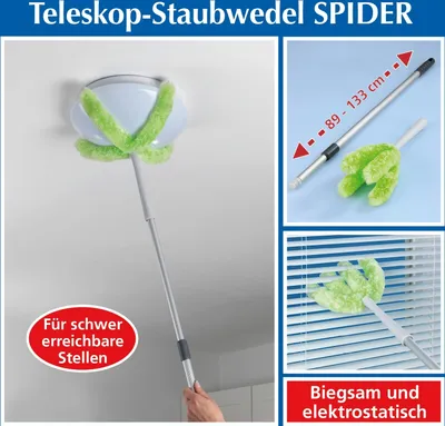 Image de Plumeau télescopique SPIDER Ø : 6 cm x H : 89-133 cm