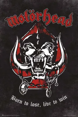 Immagine prodotto di Poster dei Motorhead "Born to Lose" 61x91,5 cm
