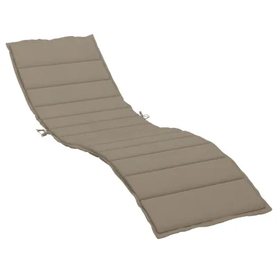Immagine prodotto di vidaXL Cuscino lettino Taupe 200x50x3 cm Tessuto Oxford