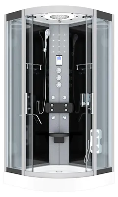 Produktbild von Duschkabine Dusche D58-03T1 Komplettdusche Fertigdusche 80x80 cm