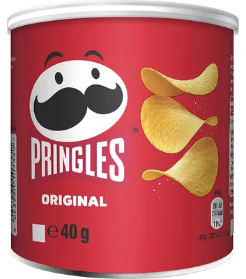 Zdjęcie produktu dla Pringles Original solone chrupki o subtelnie pikantnym smaku 40g