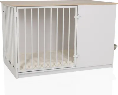 Obrázok produktu pre hjh LIVING box pre psov PAWHOME XL klietka pre psov MDF, laminovaná