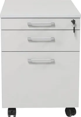 Produktbild von Famanu Rollcontainer mit 3 Schubladen - Grau