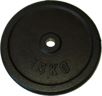 Obrázok produktu pre Liatinové kotúče (závažia) pre činky 15 kg, 25 mm