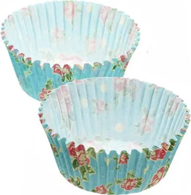 Produktbild von 60 Muffinförmchen, Blümchen