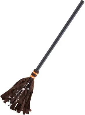 Produktbild von Hexenbesen schwarz 87 cm. Größe: ohne Attribut