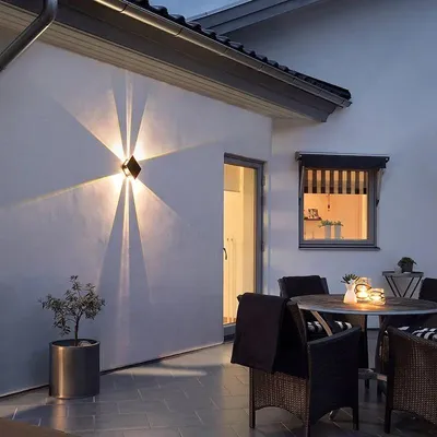 Immagine prodotto di Applique solare a LED per esterni IMMAX WALL con sensore di luminosità, 2W