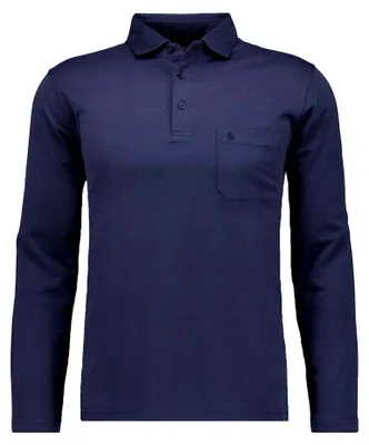 Produktbild von Ragman Poloshirt Langarmshirt mit Polokragen