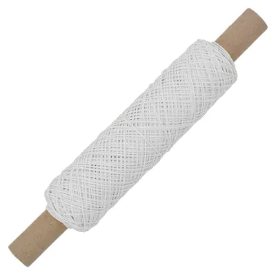 Produktbild von Schmuckschnur Perlenschnur 0,5mm x 100m Perlenfaden Polyester, Festigkeit 80N, Farbauswahl, Farbe:weiß