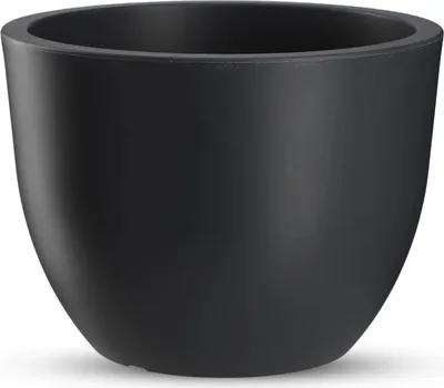 Image de Pot de fleurs - Pot de plantation - 30 cm - Pour jardin - Anthracite mat