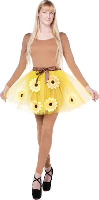 Produktbild von Hippie Sonnenblumen Rock - für Fasching & Karneval