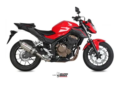 Image de MIVV Slip-On Échappement Homologué Acier Inoxydable pour HONDA CB 500 F 2016-2018