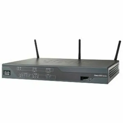 Produktbild von Cisco 800 877 DSL Router - 5 Anschlüsse - 4 RJ-45 Port(s) - Management-Port - Steckplätze256 MB - Fast Ethernet - ADSL - 1 Jahr(e)
