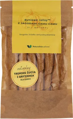 Image de Rouleaux de courge naturellement sains aux baies de camu 50g