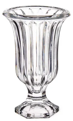 Produktbild von Giftdecor Blumenvase - Lines - transparentes Glas - 15 x 24 cm