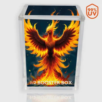 Obrázek produktu pro Ochranná akrylová krabička Phoenix Shield pro balíčky Pokémon Booster Box