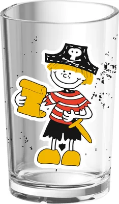 Immagine prodotto di Emsa KIDS Kinderglas, Schwarz / Pirat, 0,2 L 3100513721