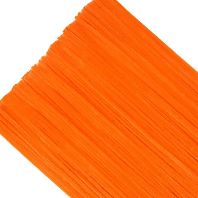 200 Pfeifenreiniger Orange 30 cm Chenilledraht Basteldraht
