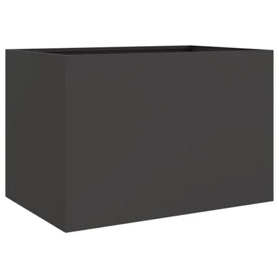 Immagine prodotto di Fioriera nera 62x40x39 cm Acciaio laminato a freddo
