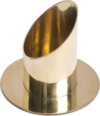 Produktbild von Kerzenleuchter Kerzenständer Gold Stumpenkerzen Taufe Kommunion Hochzeit 2825