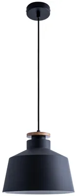 Produktbild von Pendelleuchte Hängelampe Esszimmer Küchenlampe Esstischlampe Skandinavisch E27 Lampentyp Design U Farbe Schwarz-Holz