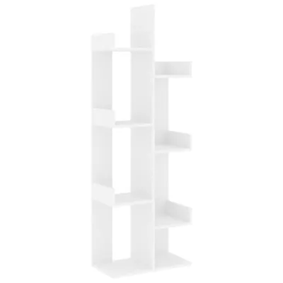 Obrázek produktu pro vidaXL Knihovna bílá 48x25,5x140 cm Materiál na bázi dřeva