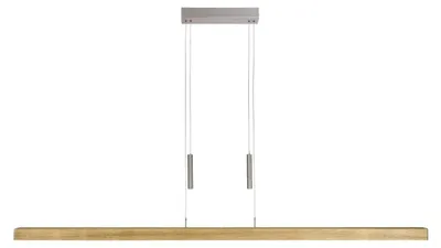 Produktbild von Leonora LED Balkenlampe mit Unterlicht Asteiche geölt 160cm
