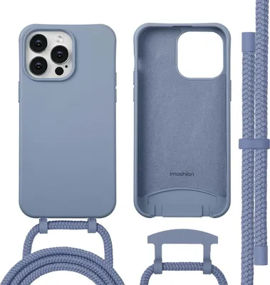 Produktbild von imoshion Color Backcover mit abnehmbarem Handykette und MagSafe iPhone 14 Pro Max - Ash Blue