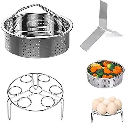 Produktbild von Famanu Dampfgarer Zubehörset 3-teilig - Edelstahl
