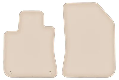 Produktbild von DURBAN Beige Velours-Fußmatten vorne für Peugeot 308 II Kombi, SW (2013-)