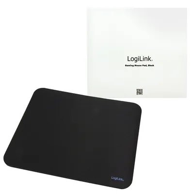 Zdjęcie produktu dla LogiLink ID0117, Czarny, Monochromatyczny, Tkanina, Pianka, Guma, Podkładka antypoślizgowa, Podkładka dla graczy