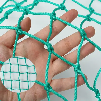 Produktbild von Fußball Fangnetz, Polyethylen, 3 x 3 m, 10 cm Maschenweite, für Spielfelder